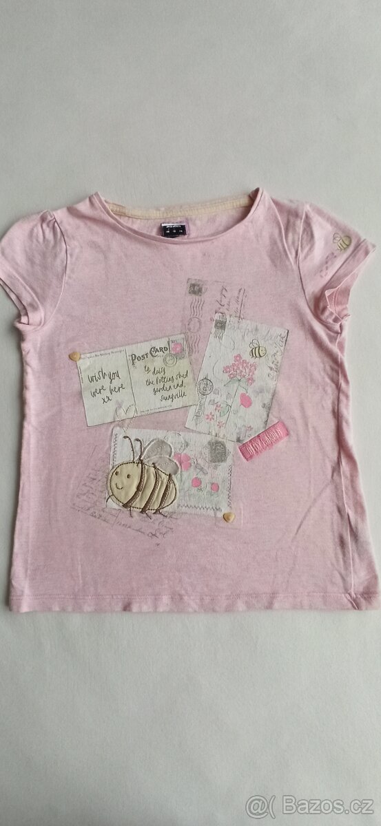 Teoláky + 3 trička s kr.rukávem, vel. 122-128 - 4