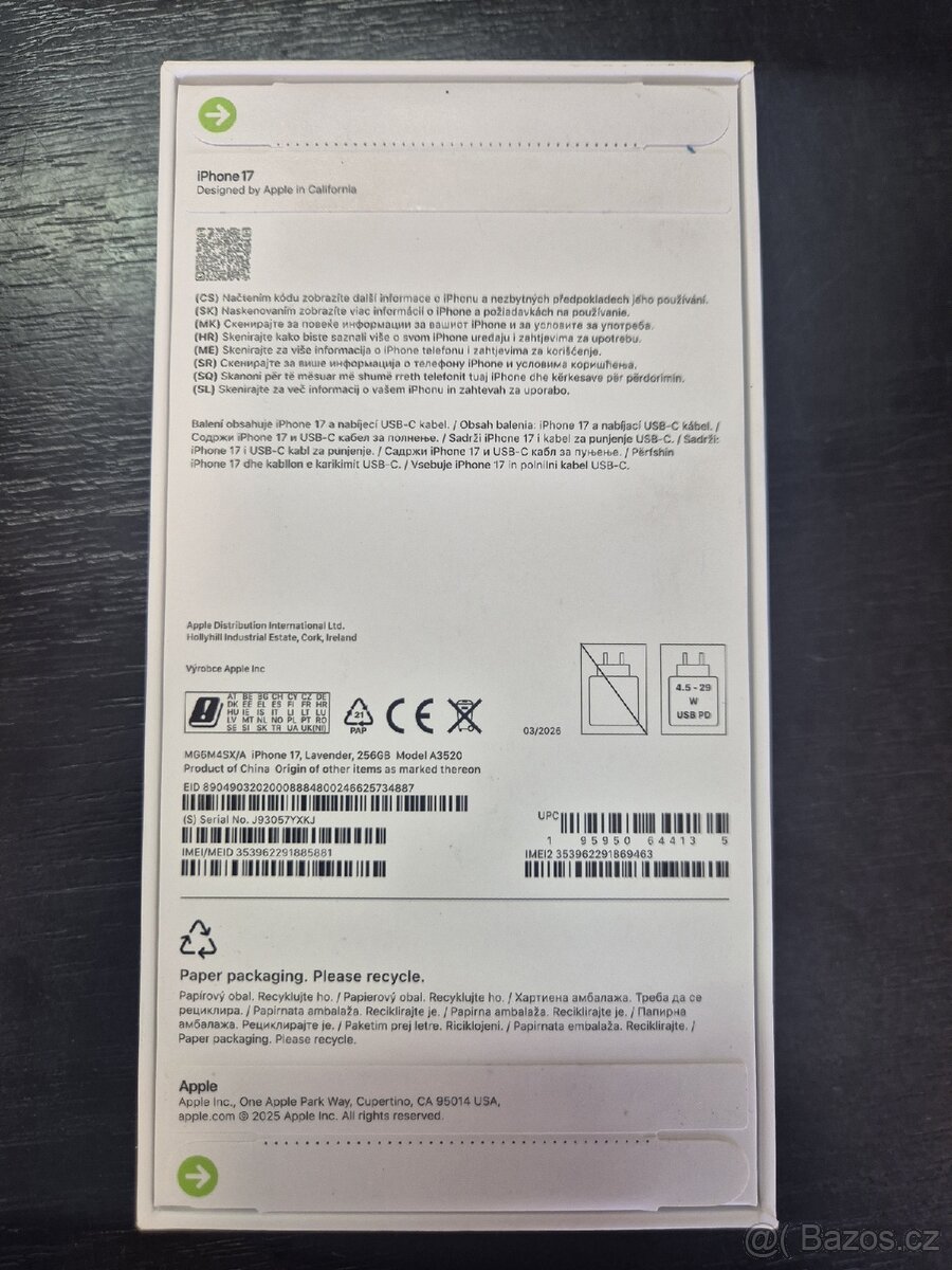 Iphone 17 - 256GB - 4