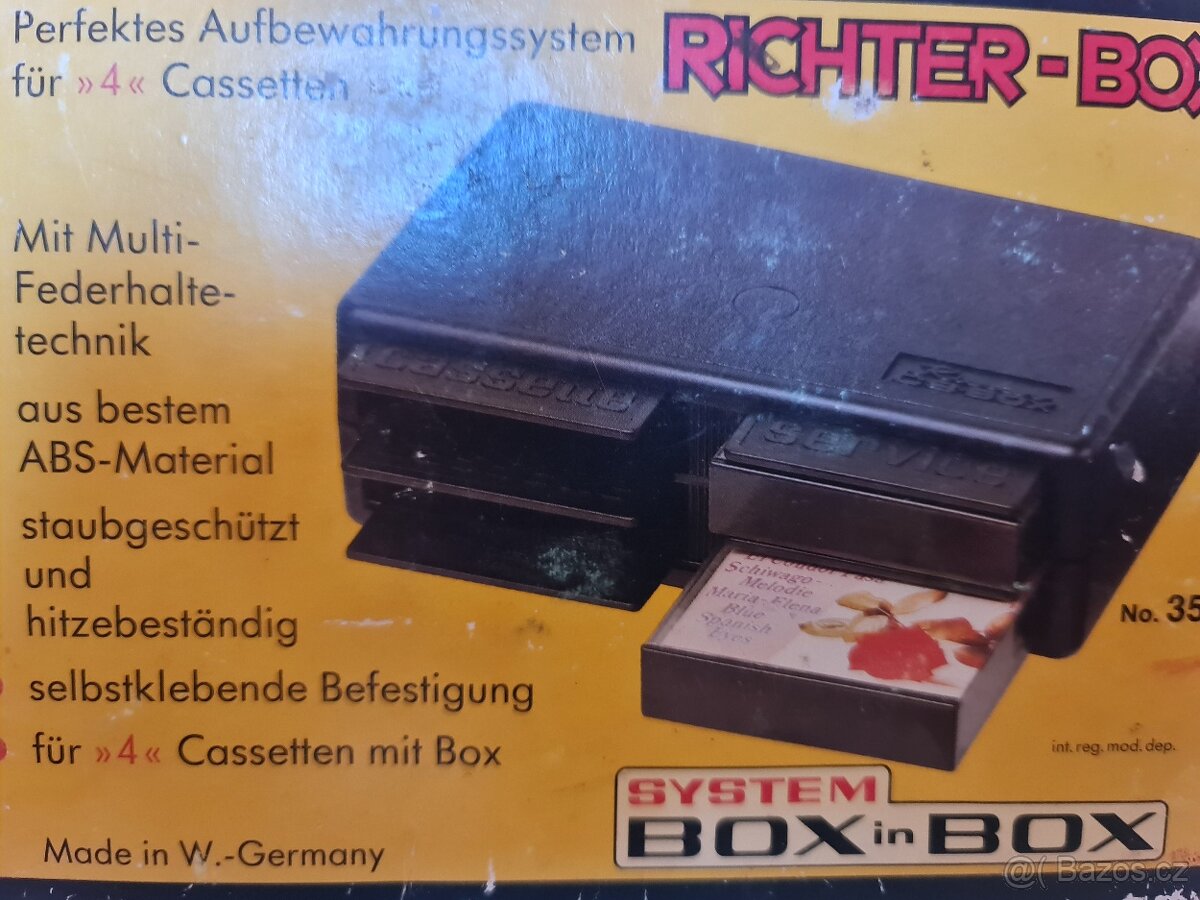BOX NA  AUDIOKAZETY - 4