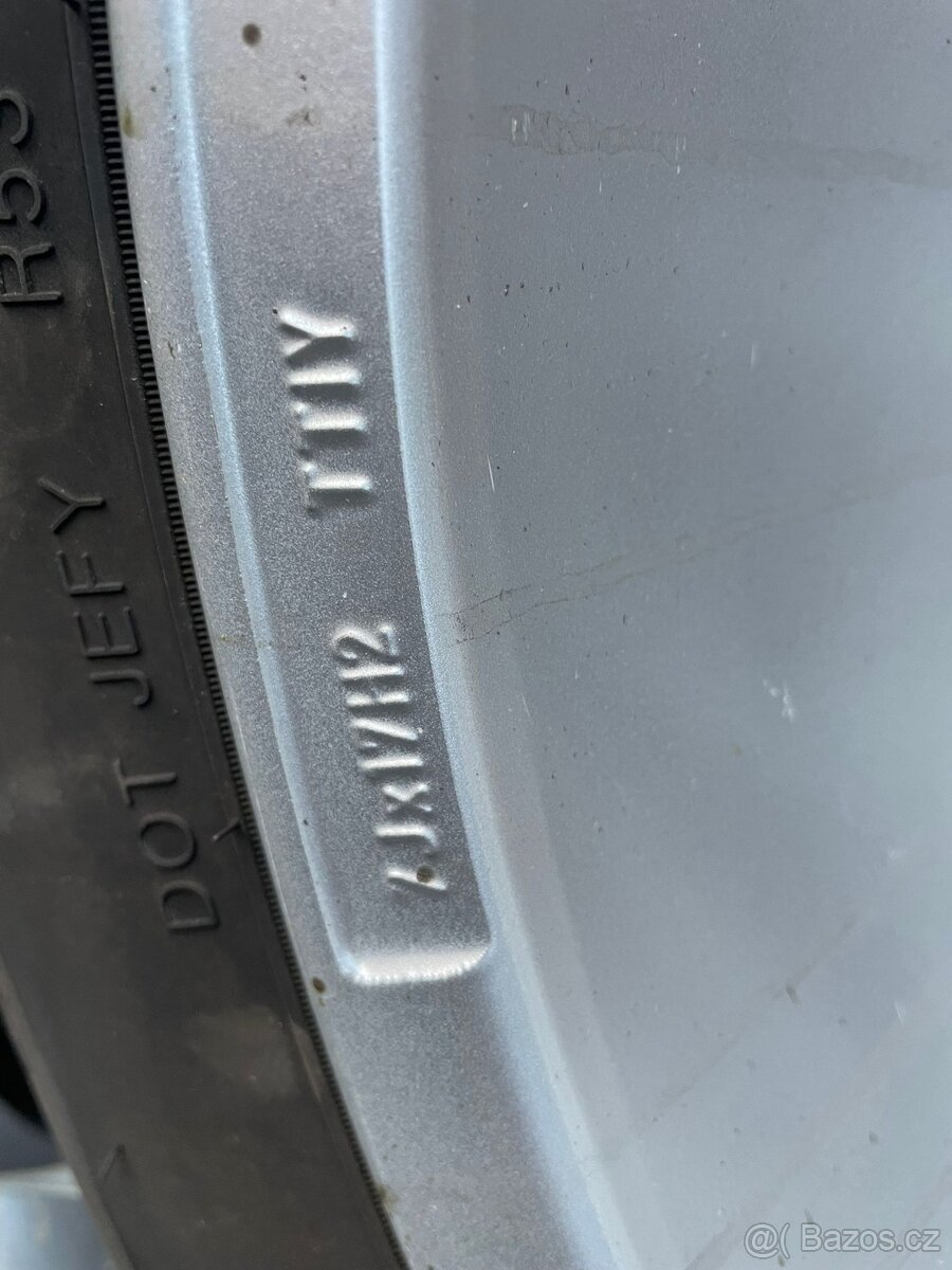 Alu disky 5x98 7Jx17 ET48 se zimními pneu - 4