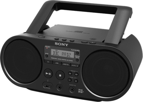 Sony CD Boombox ZS-PS55B DAB+ DAB, FM stereo radio, USB - 4