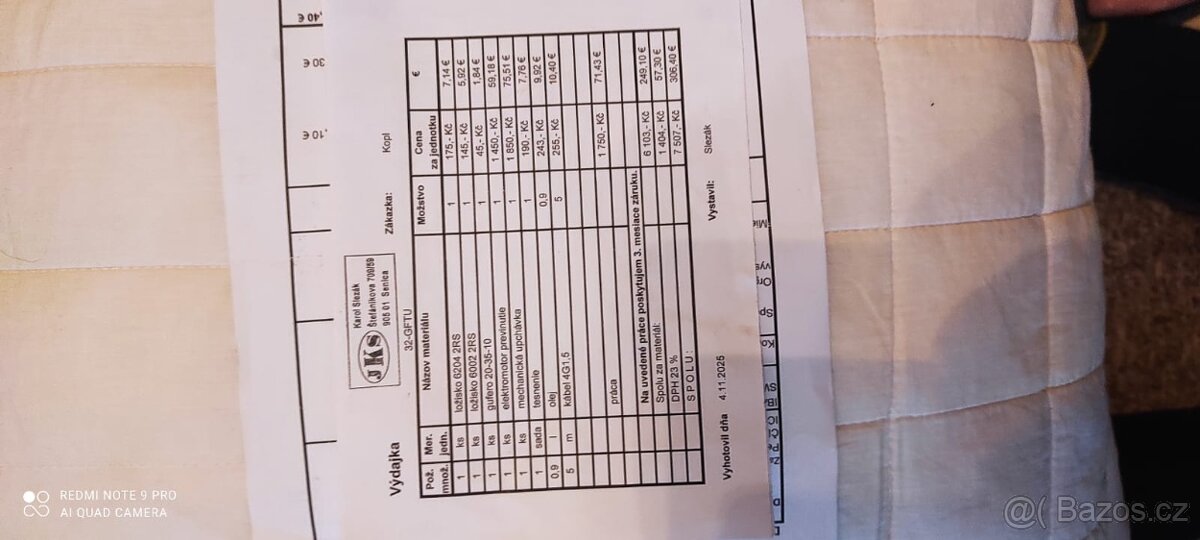 Kalové čerpadlo - 4