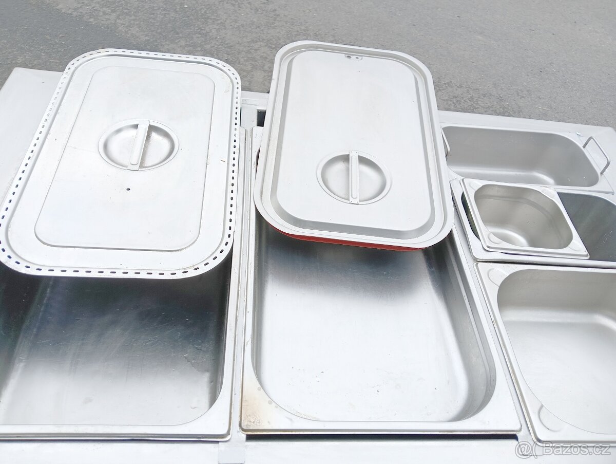 Vodní lázeň na GN nádoby elektrická s vestavbou - 4