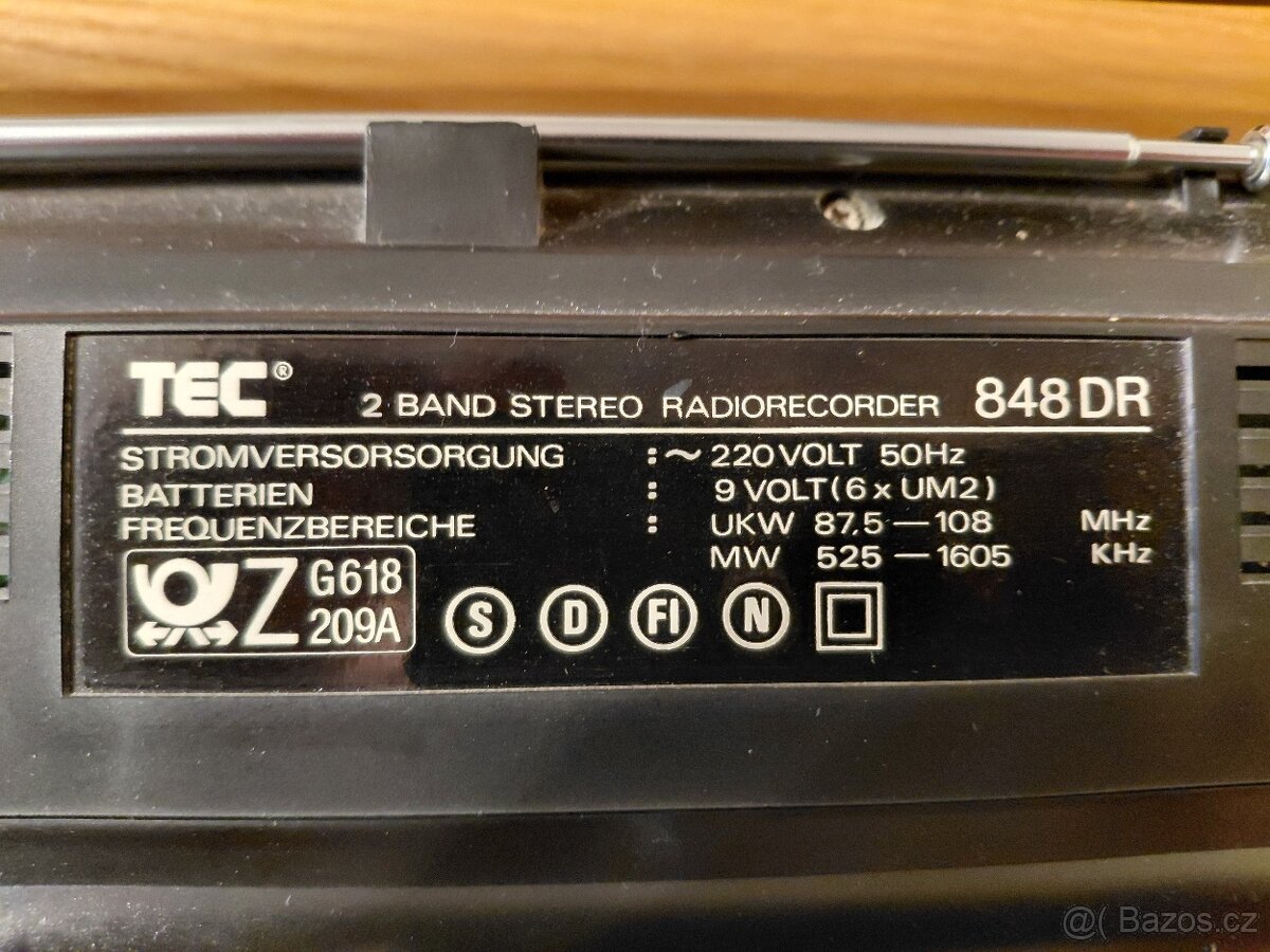 Radiomagnetofon TEC - 4