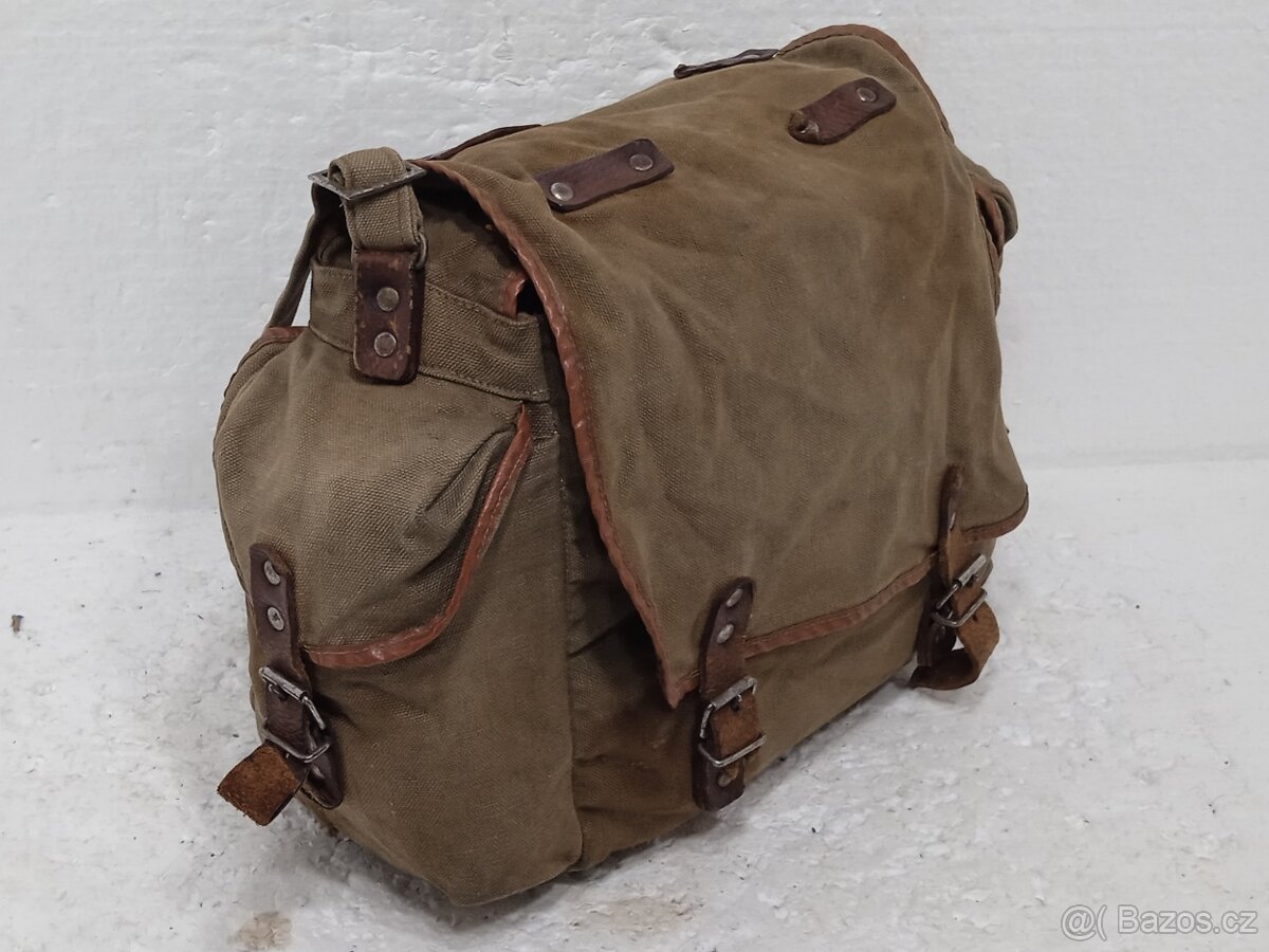 Retro Vojenská Turistická brašna přes rameno - 4