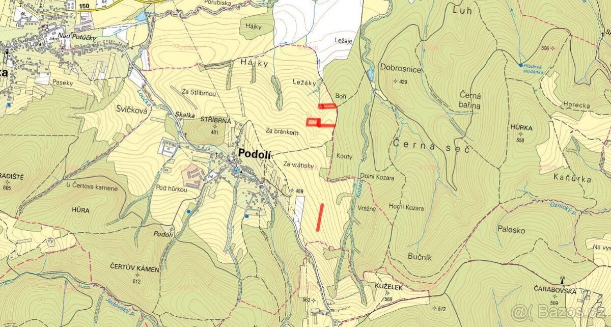 Louka, prodej, Podolí, Vsetín - 4