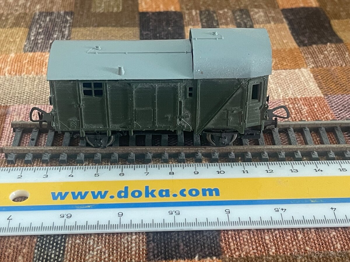 H0 vláček – koleje + lokomotiva + vagóny - 4