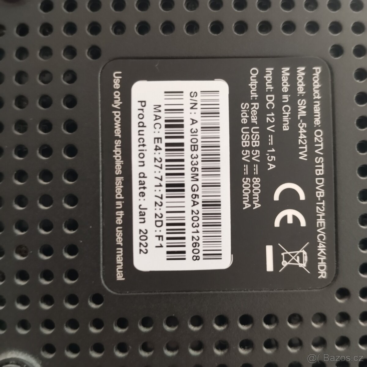 O2 set-top box nejnovější typ SML-5442TW - 4