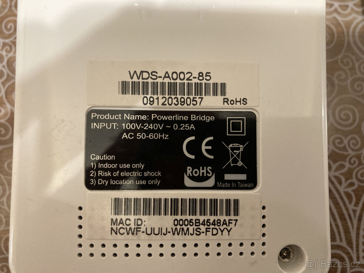 Powerline 85M ethernet bridge - 4