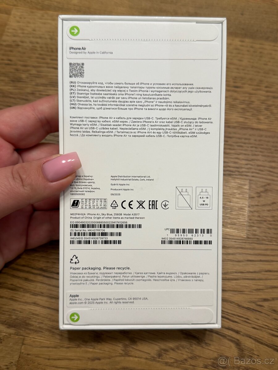 iPhone 17 Air 256 GB Nový zabalený - 4