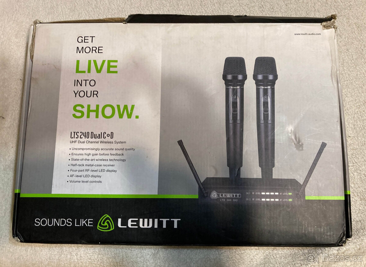 Bezdrátové mikrofony LEWIT LTS240 DUAL - 4