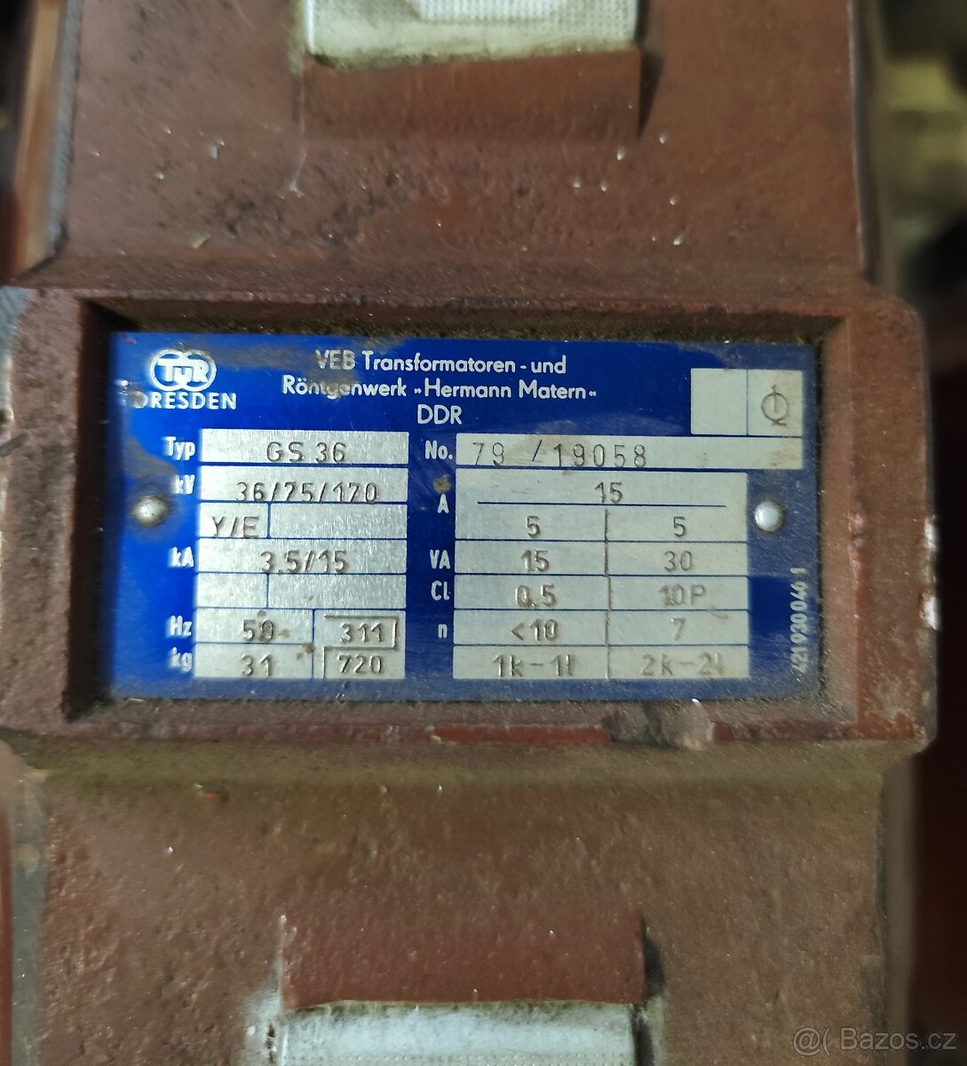 Napěťové a proudové měřící transformátory VN 35kV - 4