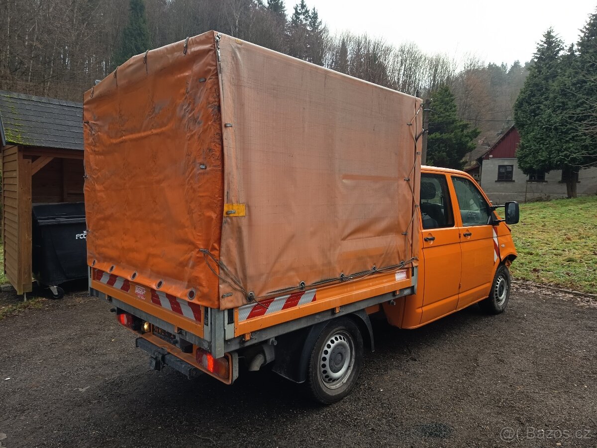 VW T5 2.0 Tdi 4Motion valník 4x4 klima uzávěrka - 4