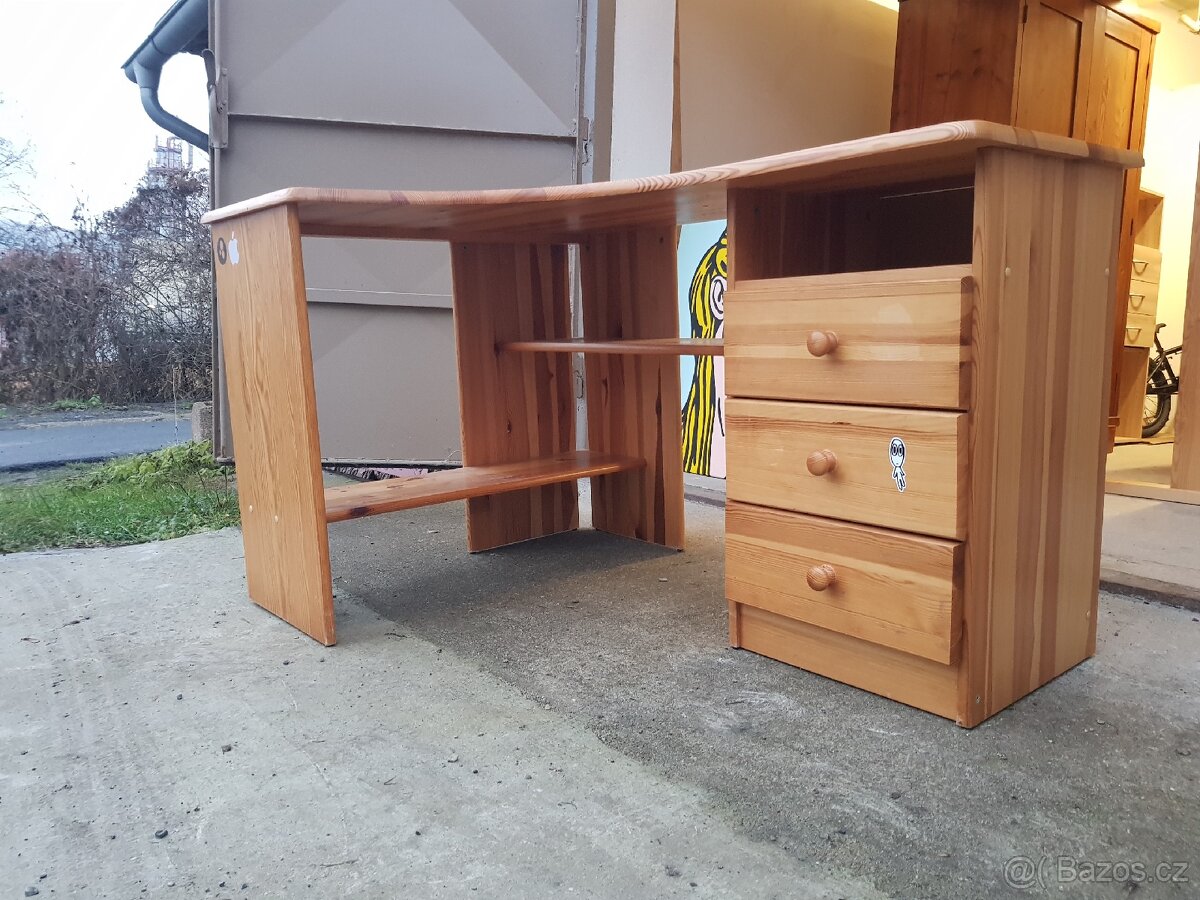 Rohový psací stůl - 4