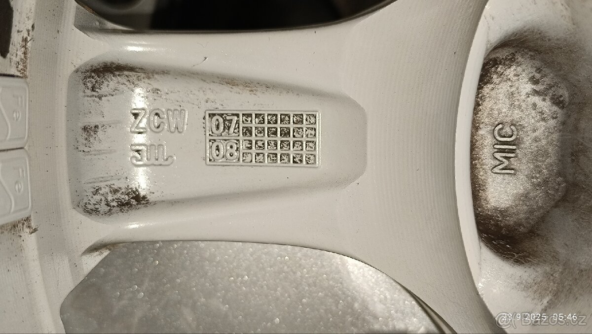 Prodám ALU disky 14" 6.0J x 14 H2 (4x108) - 4