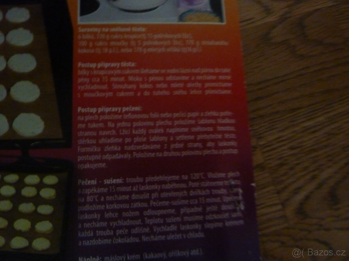 Šablona na kulaté minilaskonky - nová - 4