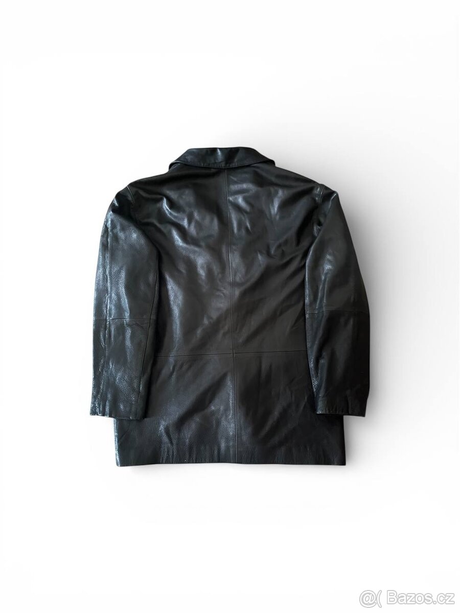 Kožený kabát Burberry London - 4