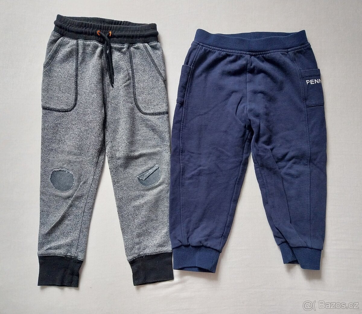 Kalhoty, tepláky, kraťasy, vel.110 - 4