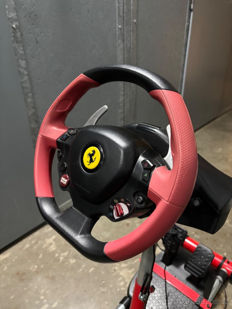 Herní volant Thrustmaster Ferrari 458 Spider + pedály + stoj - 4