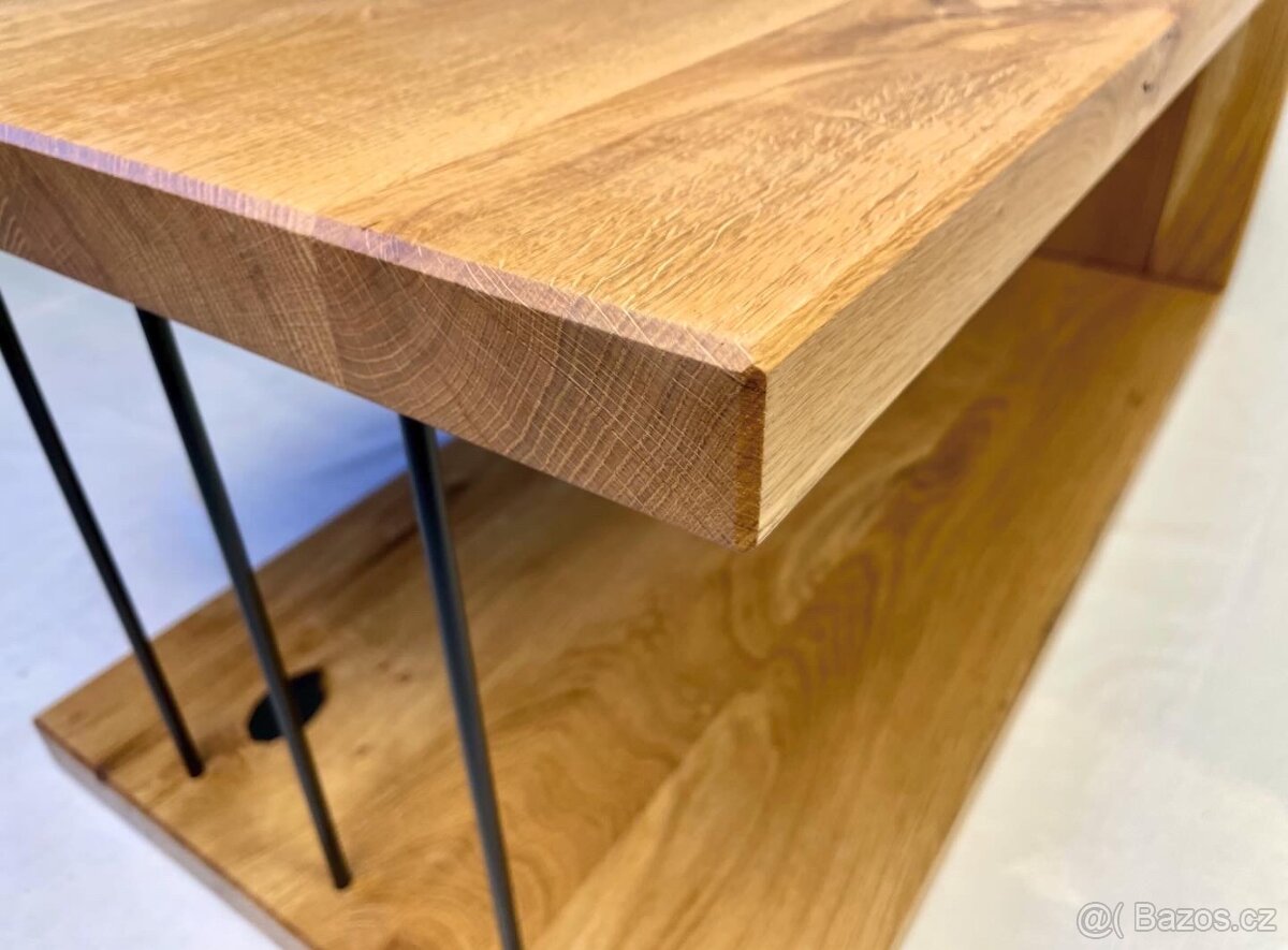 Konferenční stolek - dub - 4