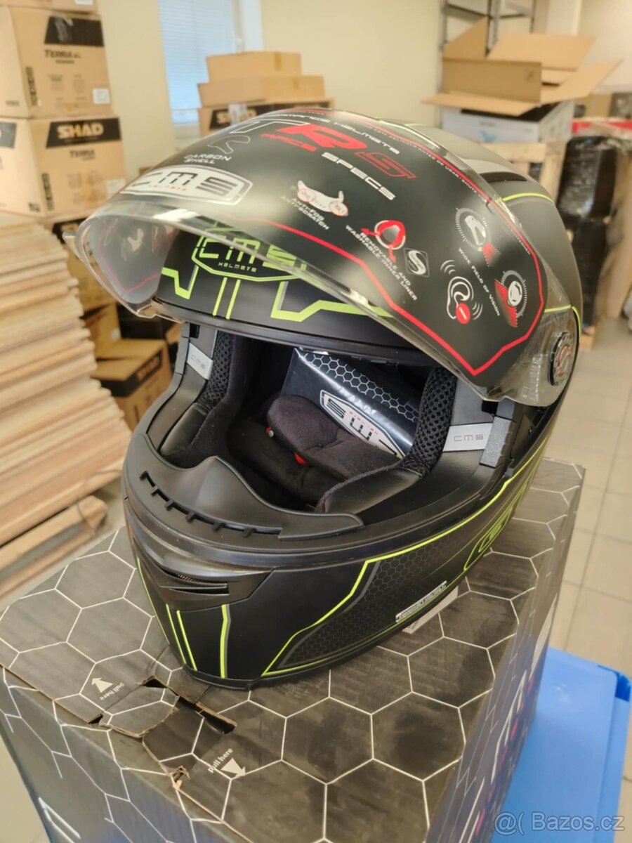 nová přilba CMS helmets GTR Teknic XL - 4