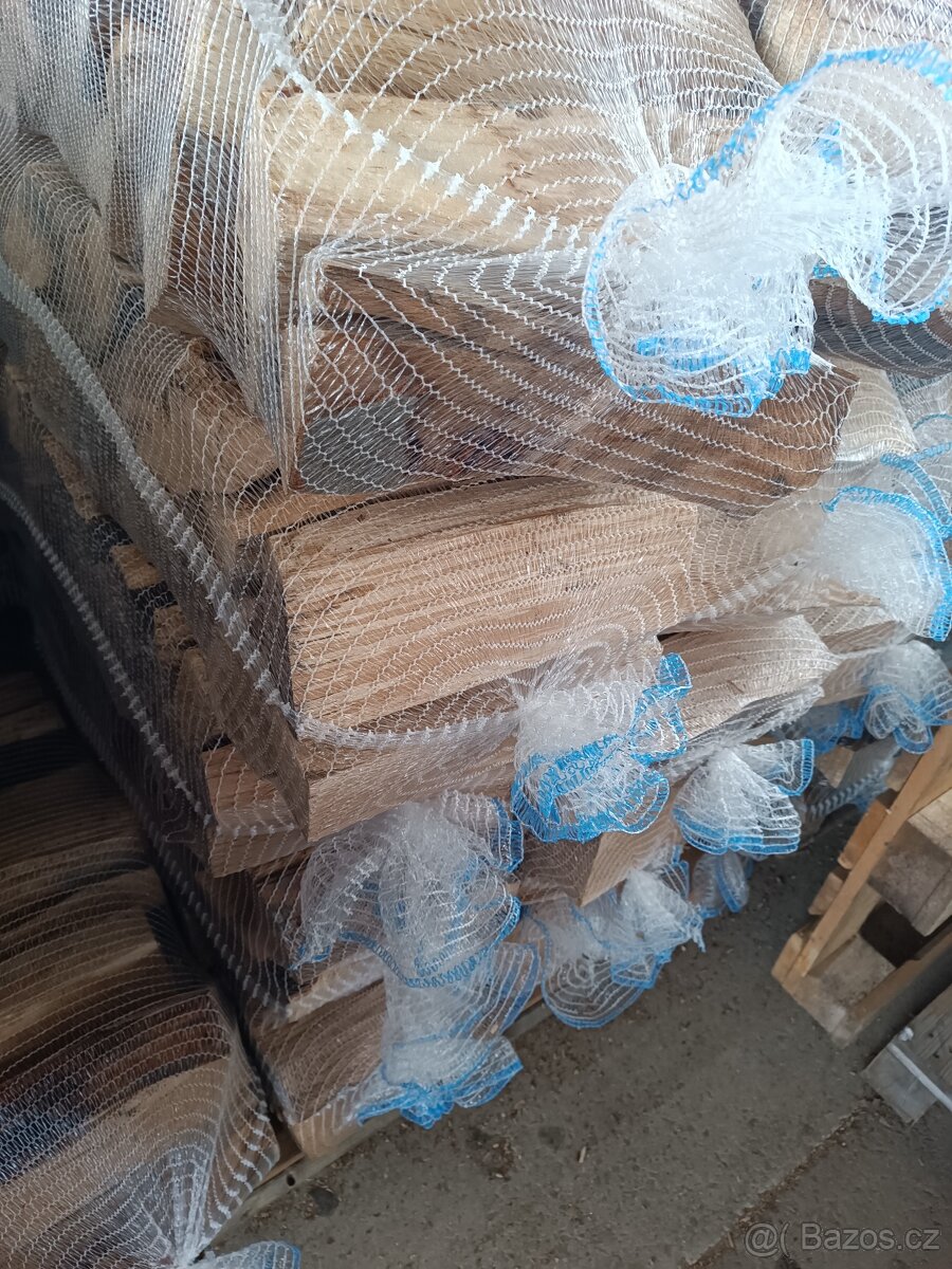 Tvrdé suché dřevo v pytlích - doprodej - 4