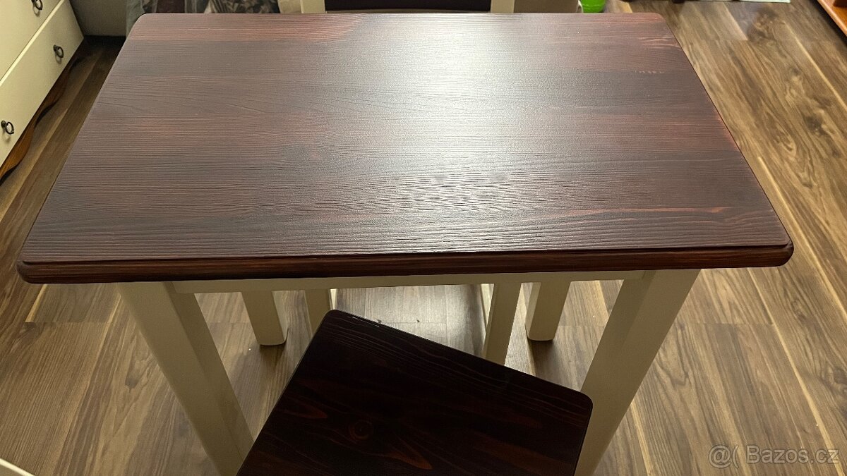 Stul z masivu + zidle - 4