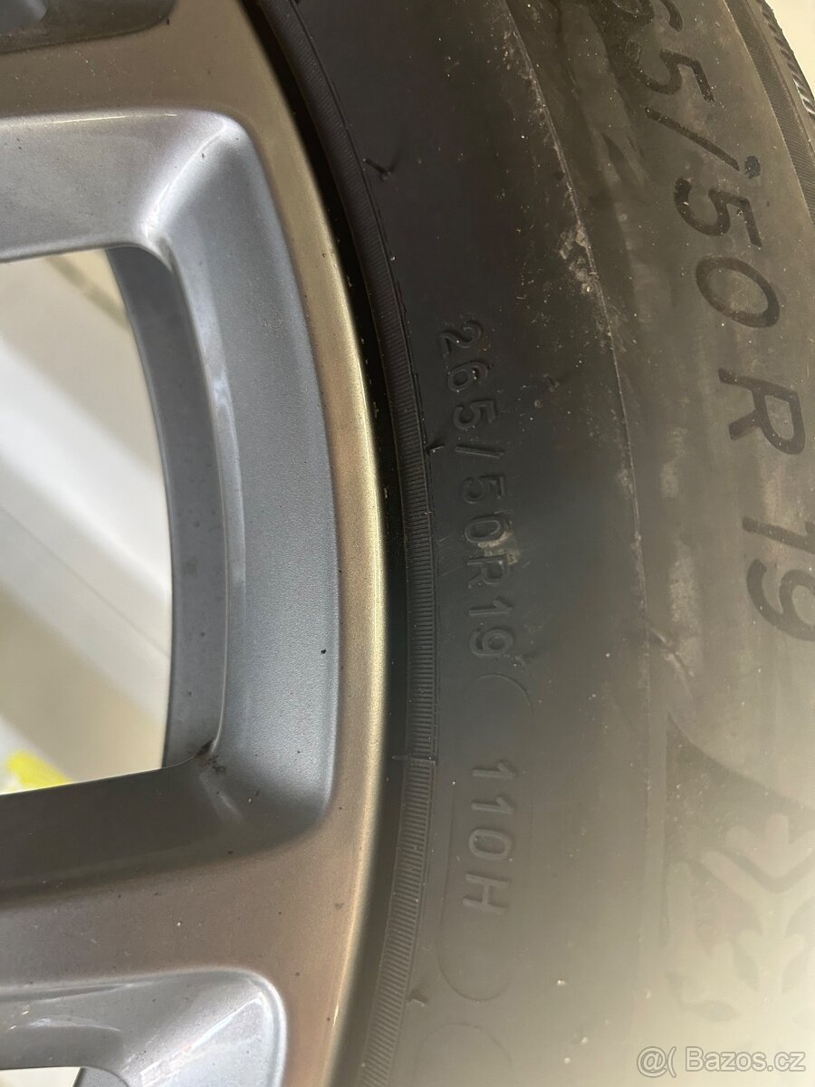 ORIGINÁLNÍ ALU KOLA BMW X6 9Jx19 ET38 + ZIMNÍ PNEU - 4