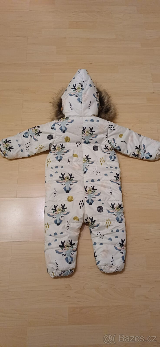 Dívčí zimní kombinéza Linda cube vel. 80-86 - 4