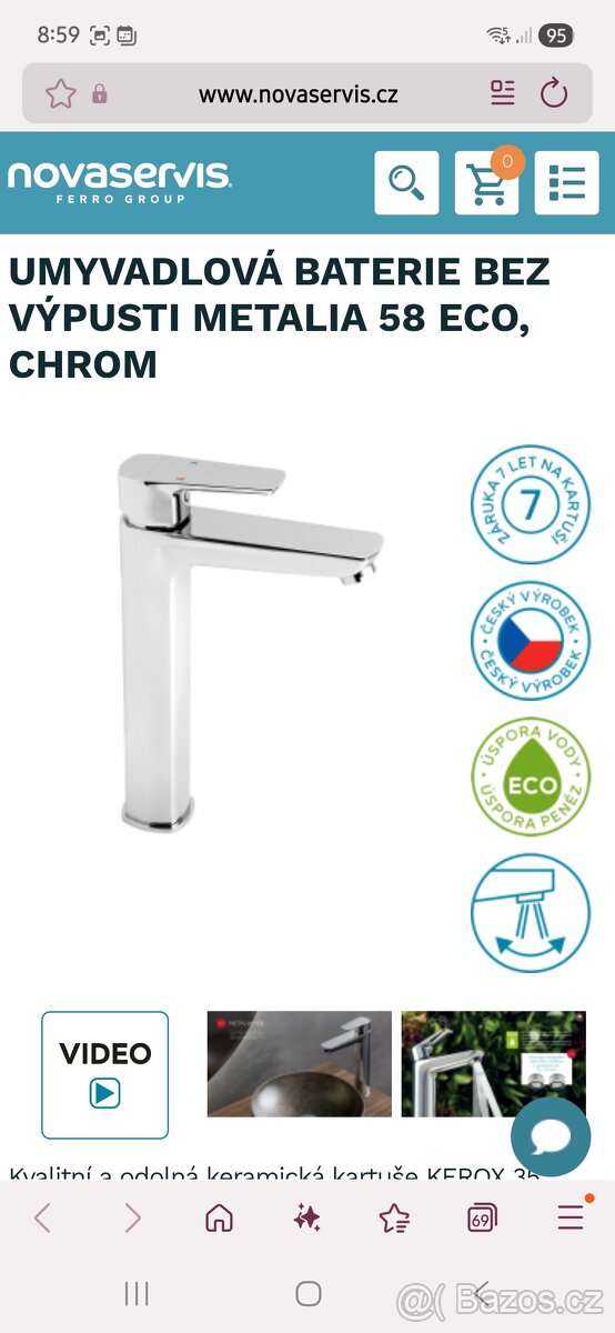 Umyvadlova baterie Metalia - 4