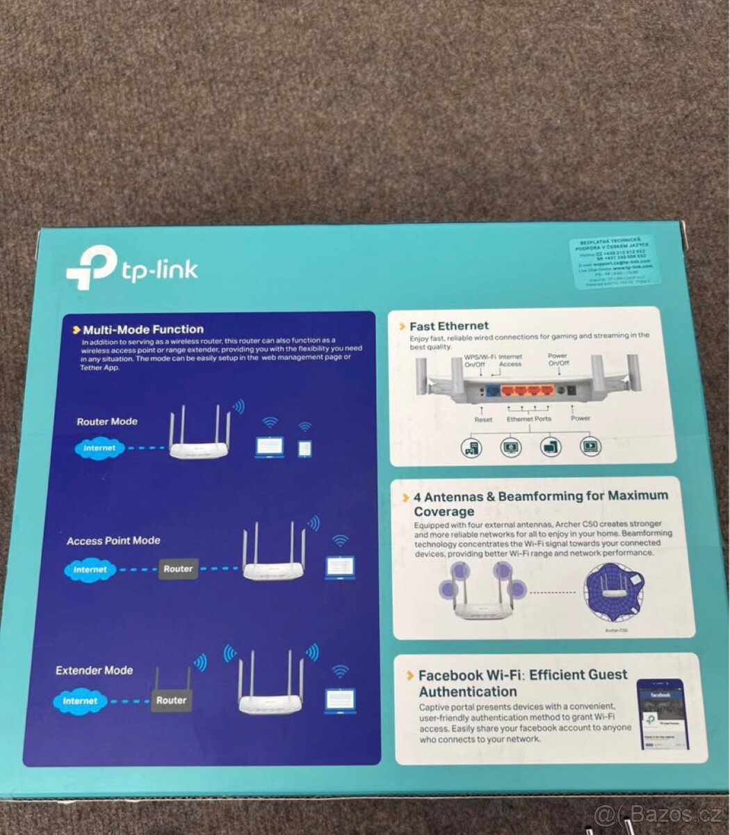 Wifi router TP-link archer c50 ac1200 - 4