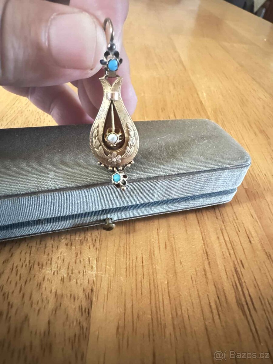 NÁUŠNICE POZDNÍ BIEDERMEIER - 4