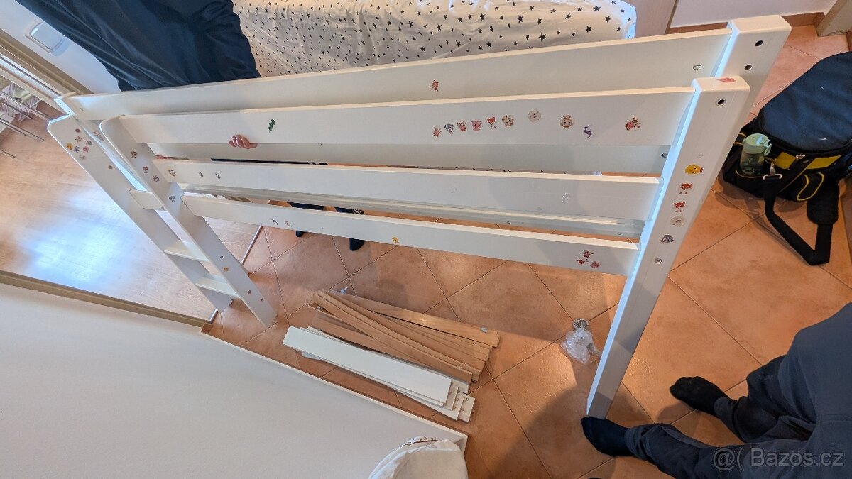 Dětská vyvýšená postel 200x90 - 4