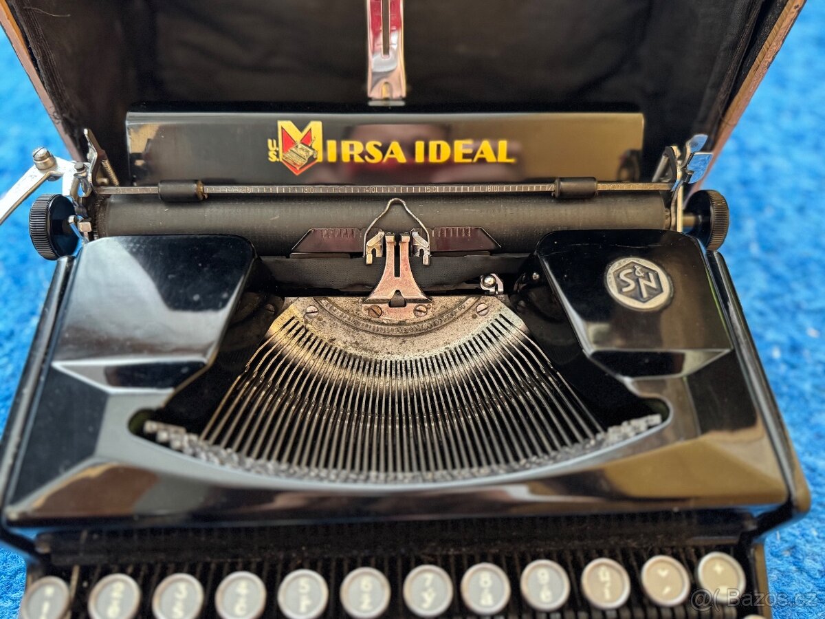 Starožitný psací stroj Mirsa Ideal - 4