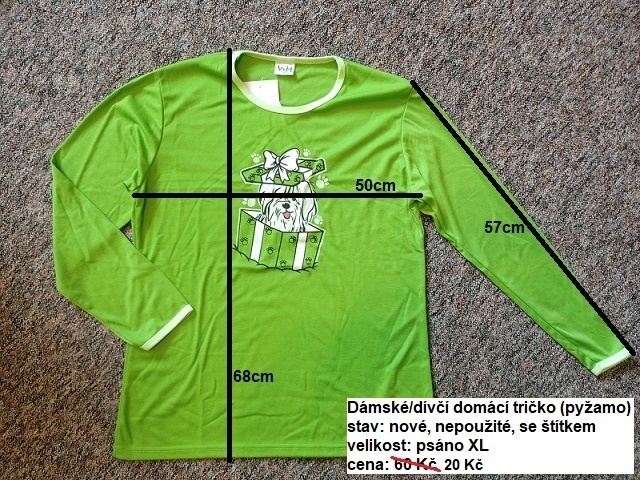 Dámské oblečení (trička,tílka,topy,košile) a pyžama - sleva - 4