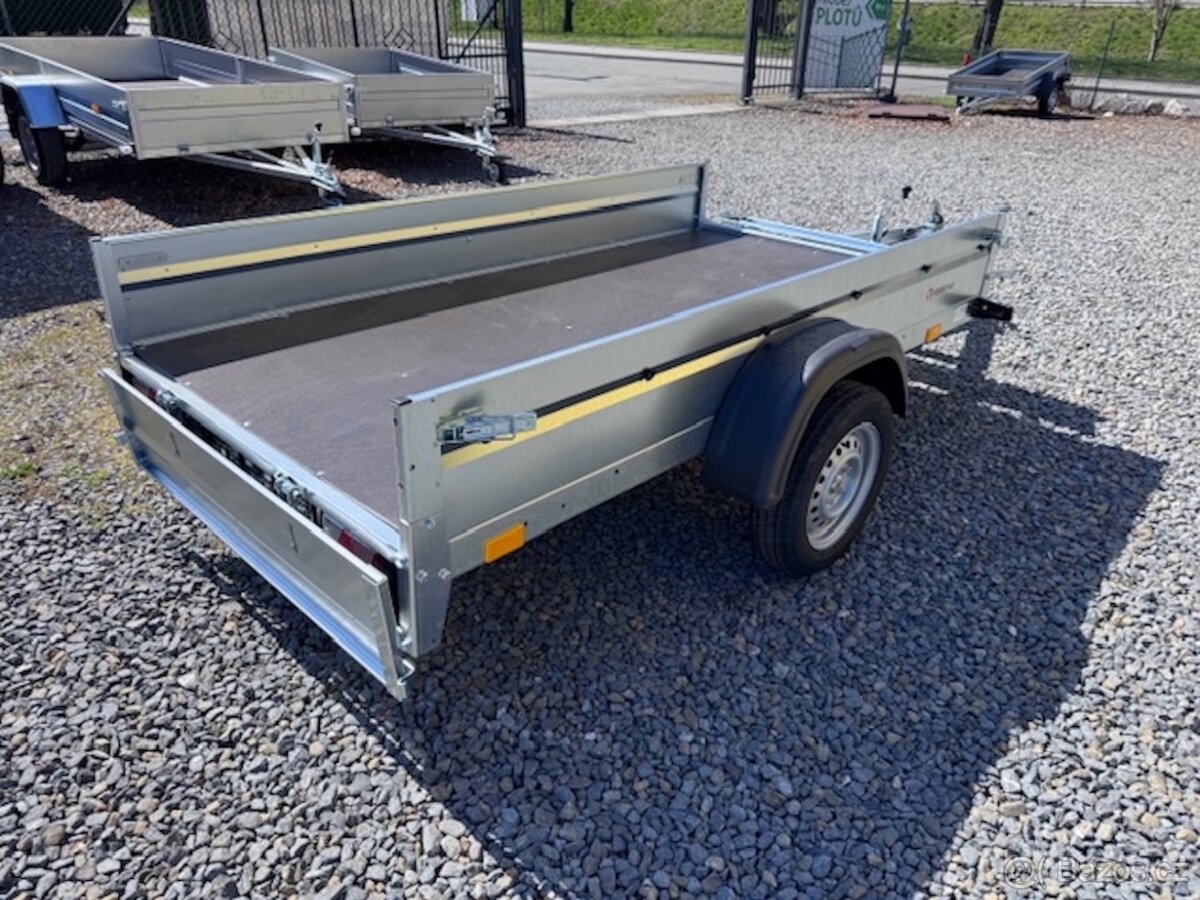 Přívěsný vozík 252x130cm, sklopný, 750kg, 130km/h - 4