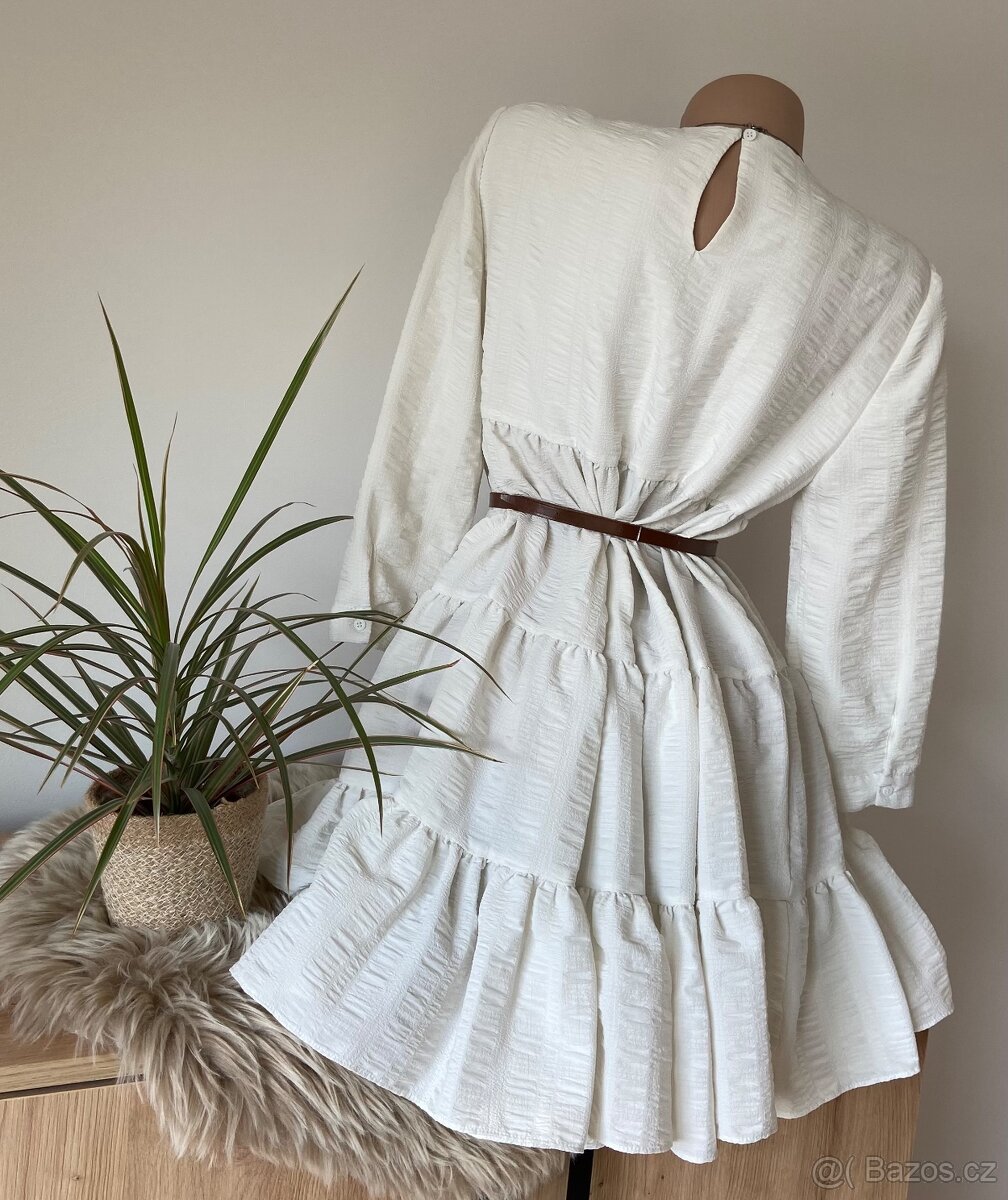 Dámské vrstvené mini šaty Zara vel.M - 4