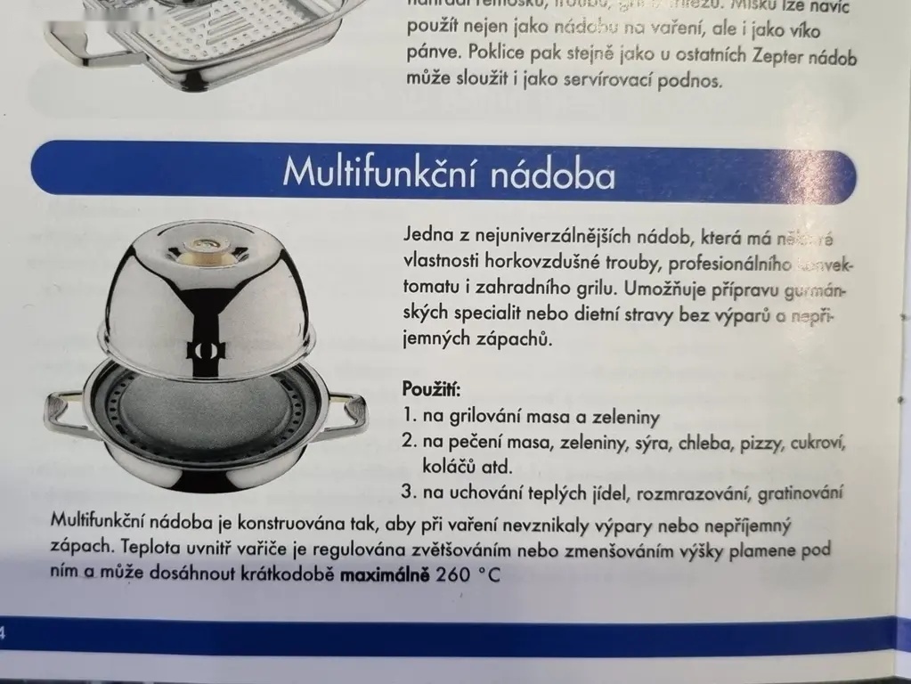 Multifunkční nádoba Zepter TF 990 - 4