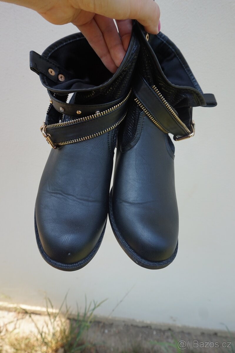 dámské kotníkové boty v.41 nenošené - 4