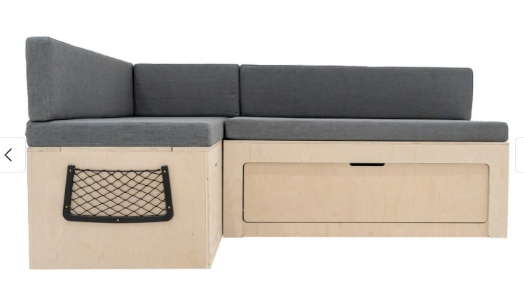 Rozkládací postel do karavanu ve tvaru L - NOVÁ - 4