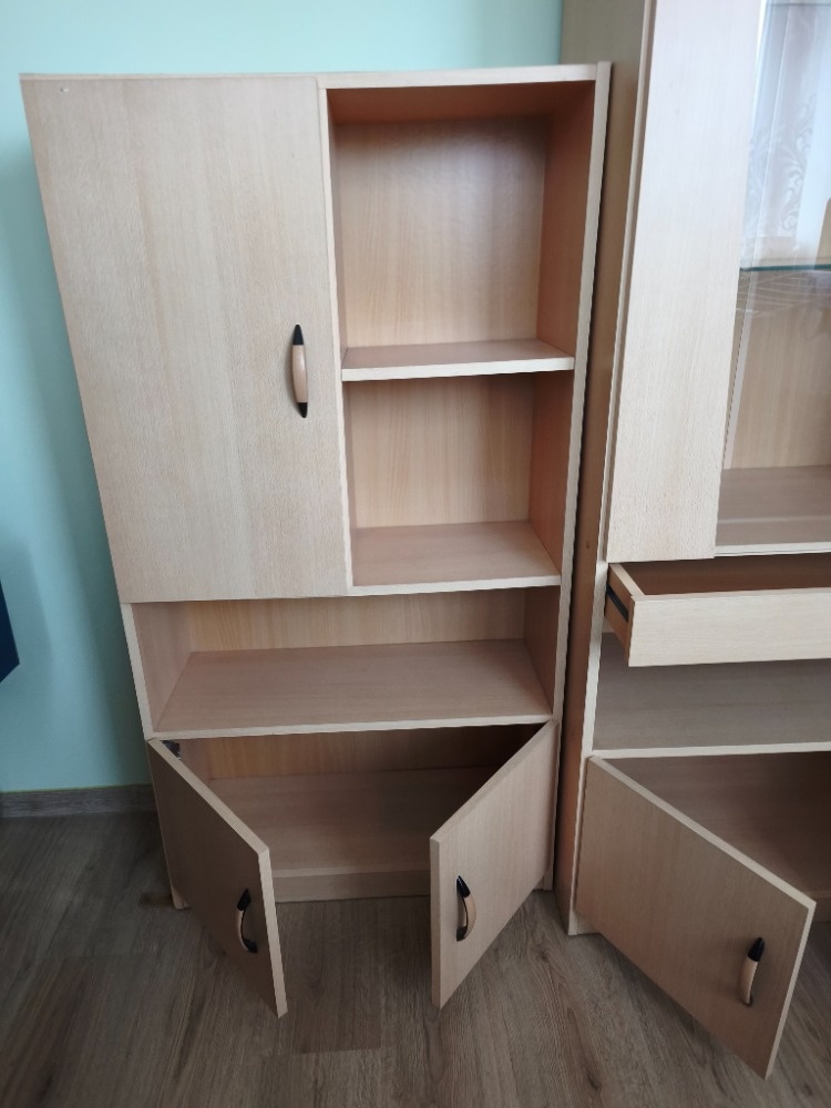 Obývací stěna světlý dub - 4