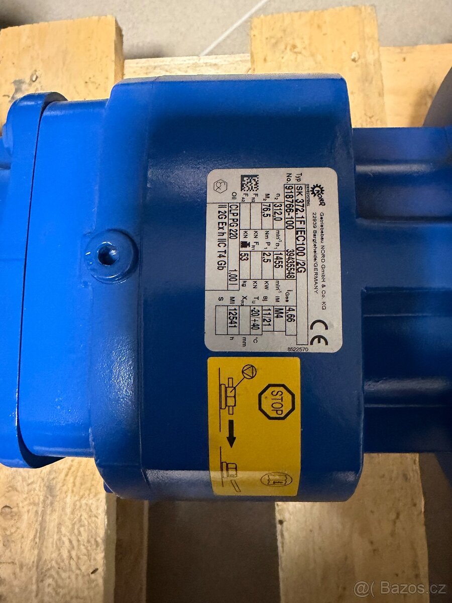 Elektromotor 2,5 kW s prevodovkou - 4