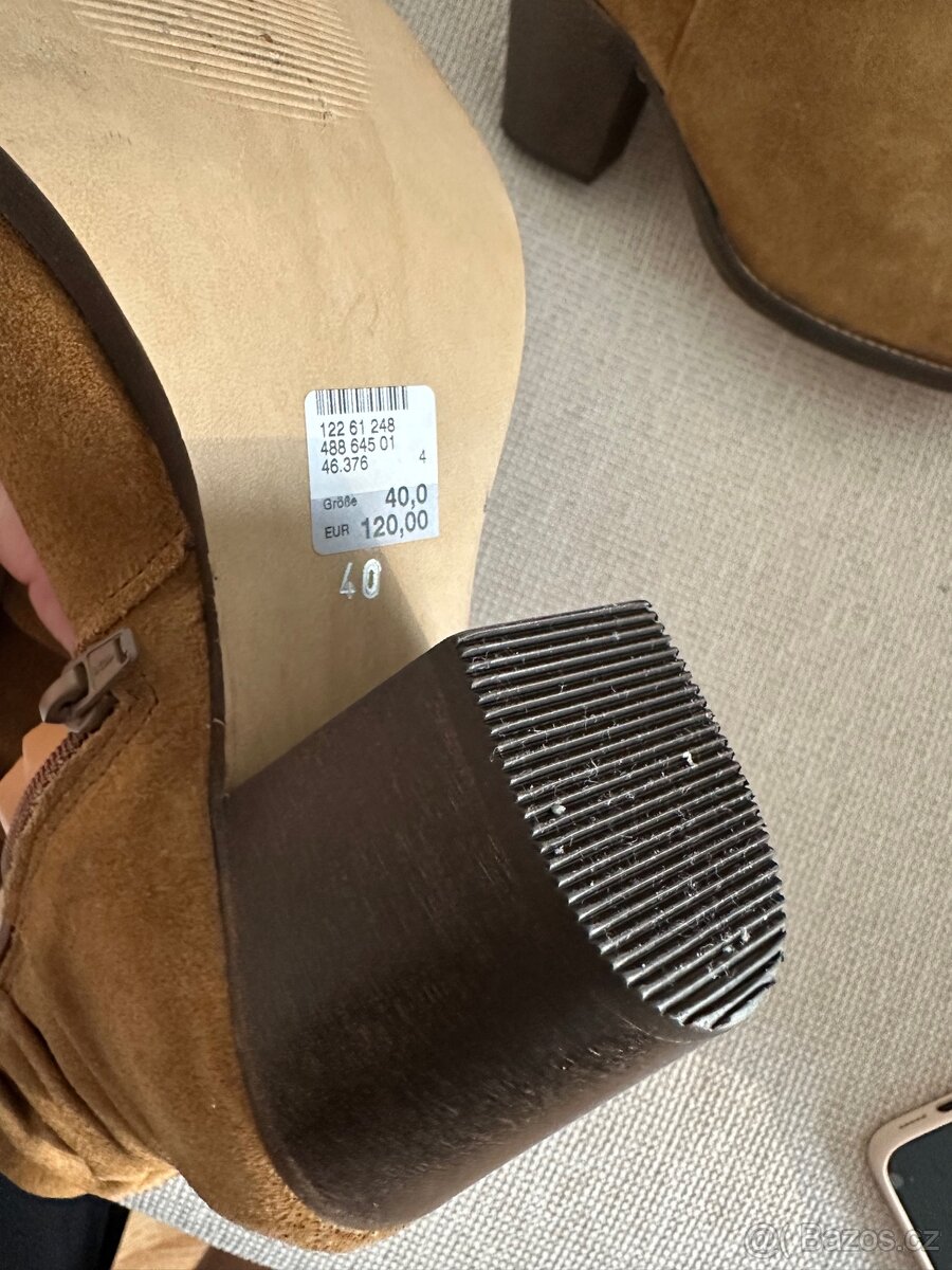 Kozačky kůže 40 - 4