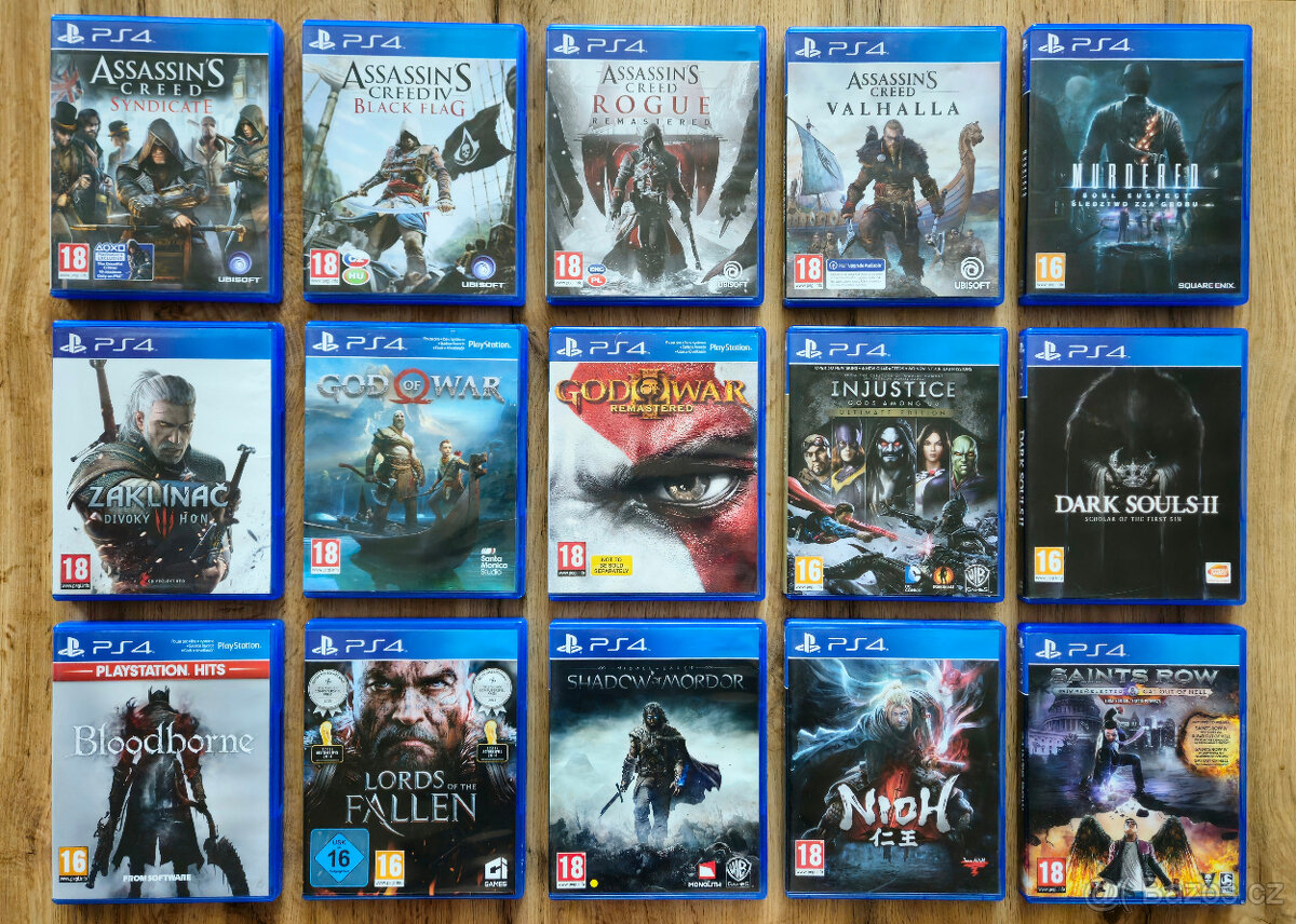 Hromada her na Playstation 4 - moje sbírka - TOP STAV - 4