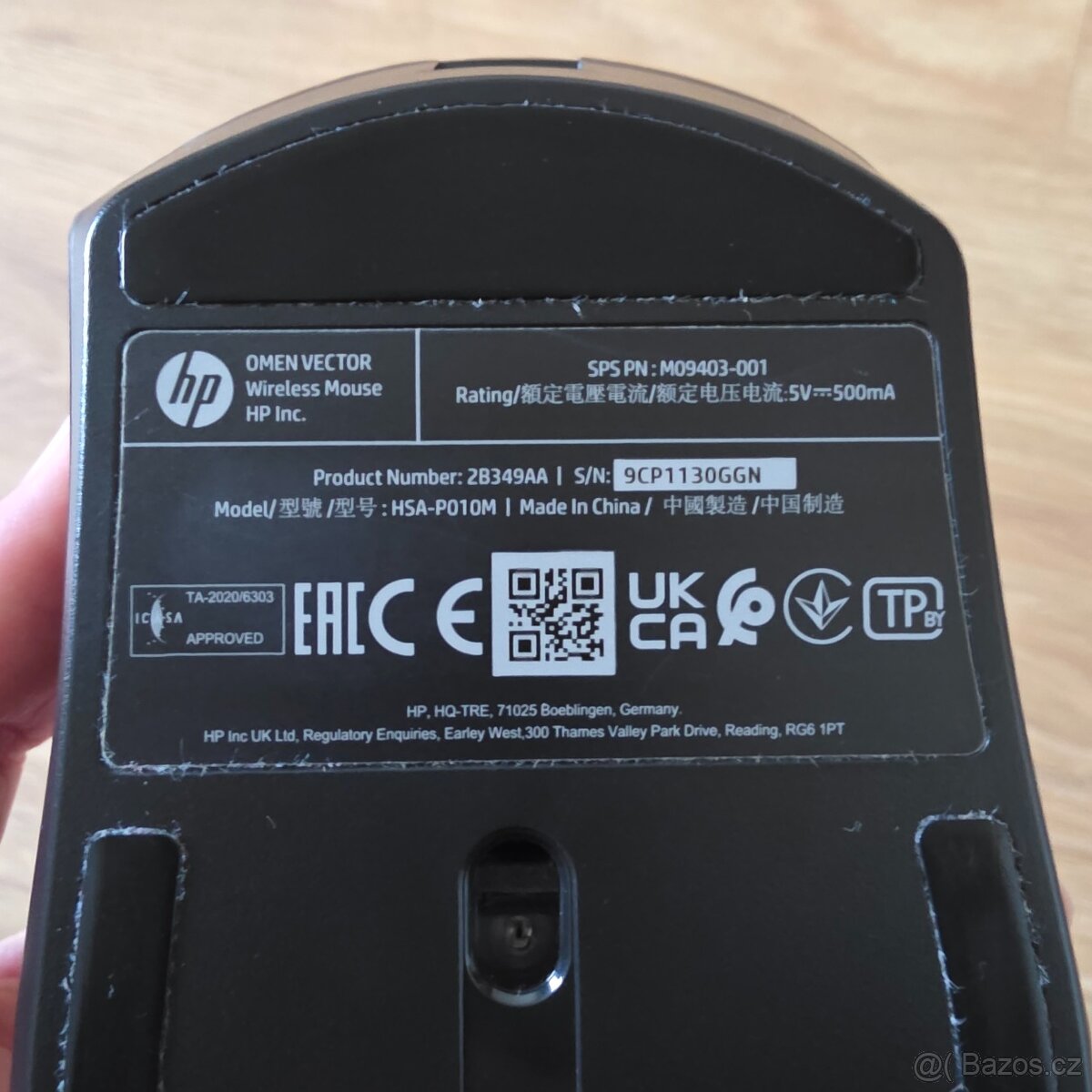 Myš HP OMEN Vector Wireless, závada - 4