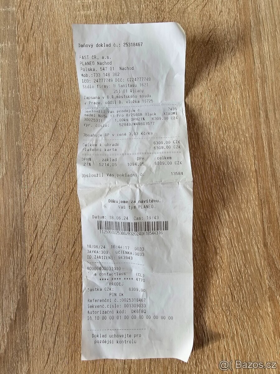 Xiaomi Redmi Note 13 PRO 8/256Gb - 4