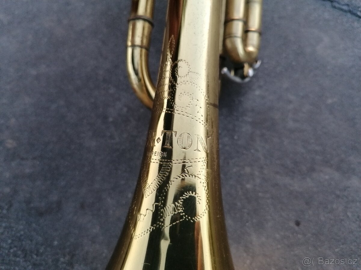 Predám starožitná trubka Cor ton - 4