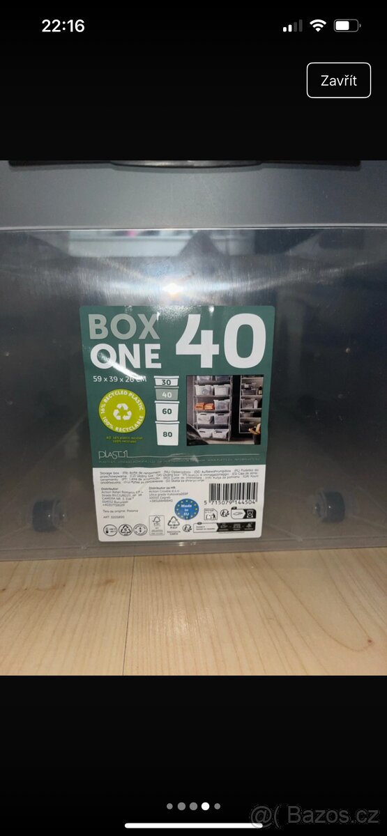 Plastová krabice 2x - 4