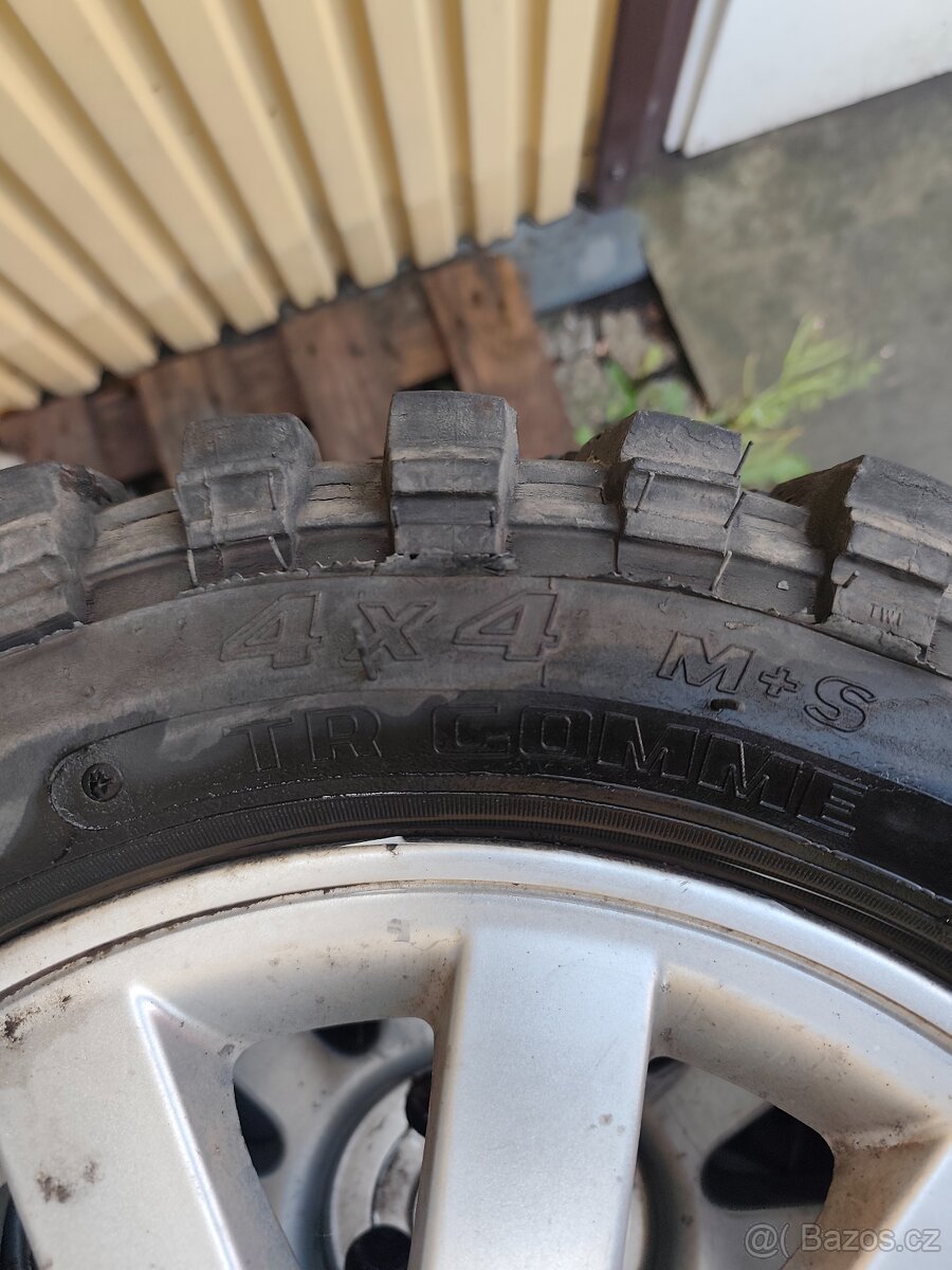 Alu kola Renault 4x100 r 15 + pneu - 4