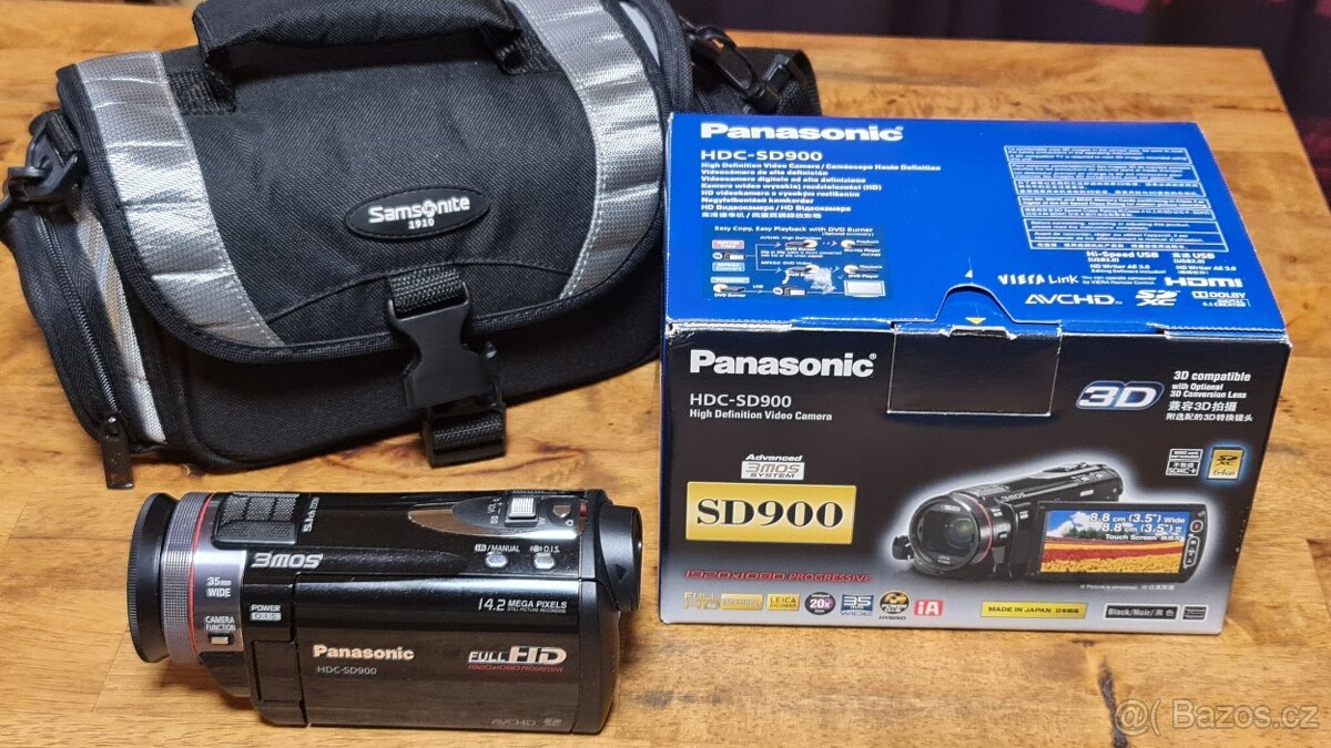 Prodám videokameru Panasonic HDC – SD900 - 4